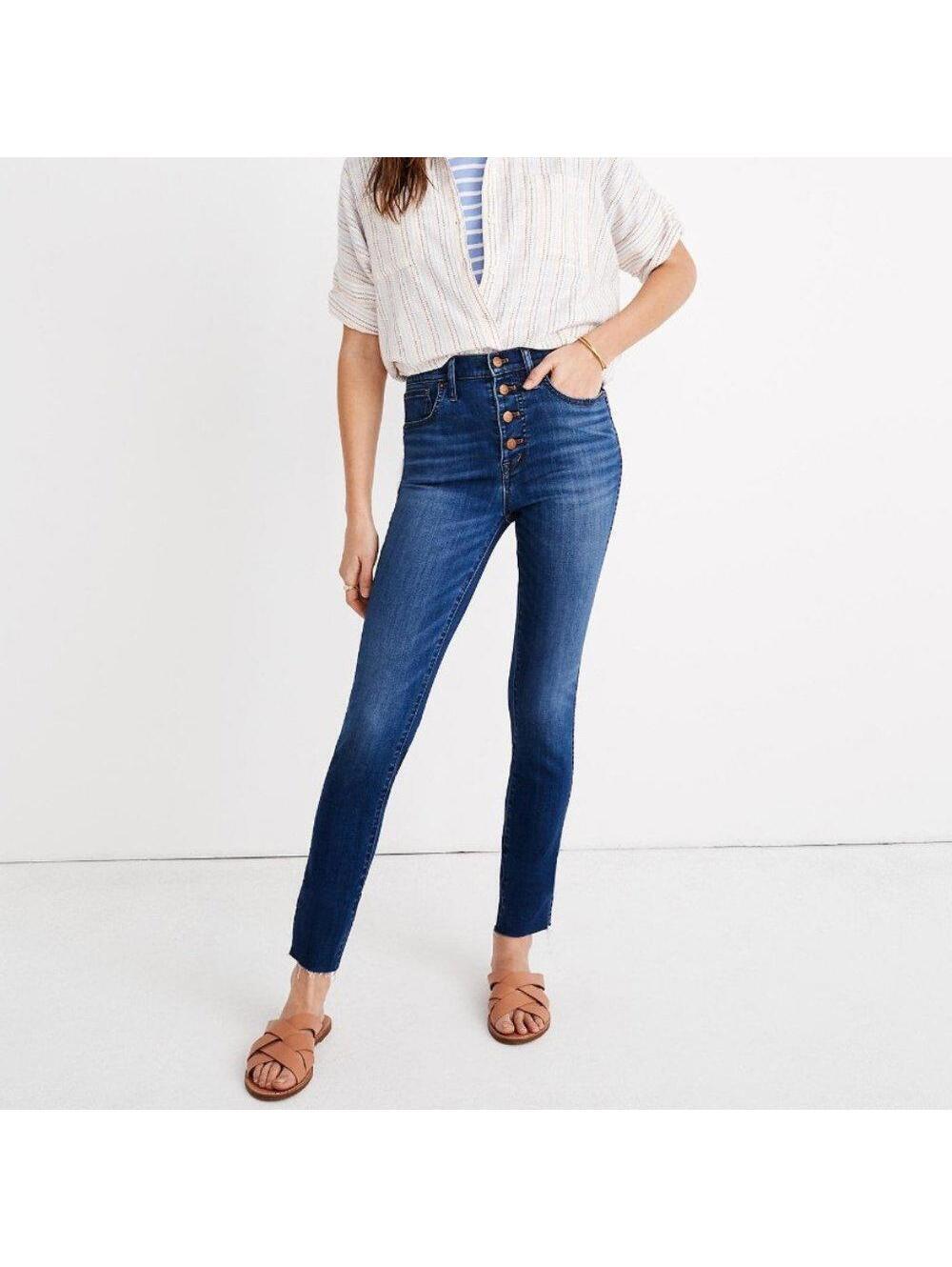 Madewell 10 High Rise Skinny Crop Jeans Size 29
